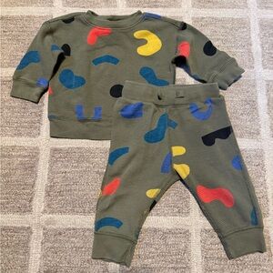 Hanna Andersson Green Baby set